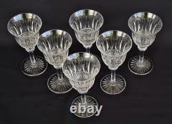 SAINT-LOUIS Modèle TOMMY 6 Verres à Vin Blanc 14cm Cristal Signé
