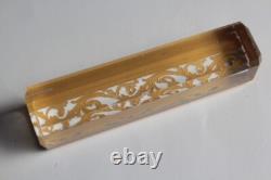 SAINT-LOUIS Porte-couteau cristal Thistle or (69527)