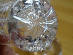 SAINT LOUIS SERVICE CARAFE ET VERRES A SHOTT CRISTAL MODELE MANHATTAN ht 5,5 cm