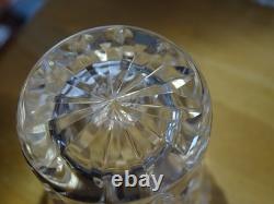SAINT LOUIS SERVICE CARAFE ET VERRES A SHOTT CRISTAL MODELE MANHATTAN ht 5,5 cm
