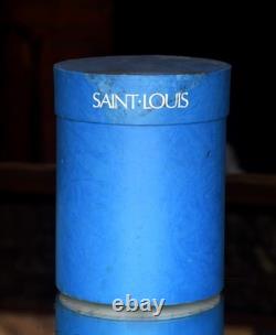 SAINT-LOUIS Seau à glace en cristal massif et inox, modèle Deauville -1970