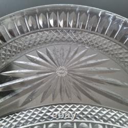 SAINT LOUIS TOMMY Assiette A Salade Cristal Taillé Signé