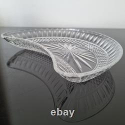 SAINT LOUIS TOMMY Assiette A Salade Cristal Taillé Signé