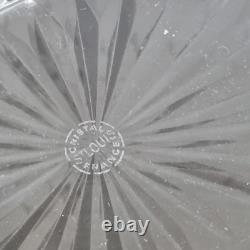 SAINT LOUIS TOMMY Assiette A Salade Cristal Taillé Signé