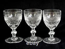 SAINT-LOUIS TRIANON 6 Verres à Vin Blanc Cristal Taillé Ht 11,5cm Signés SAINT-LOUIS TRIANON 6 Verres à Vin Blanc Cristal Taillé Ht 11,5cm Signés