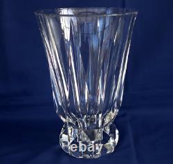 SAINT-LOUIS Vase Modèle FLORIDE Cristal Taillé 25 cm Signé