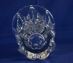 SAINT-LOUIS Vase Modèle FLORIDE Cristal Taillé 25 cm Signé