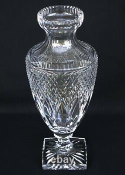 SAINT-LOUIS Vase en Cristal Taillé Pointes de Diamants ca 1930