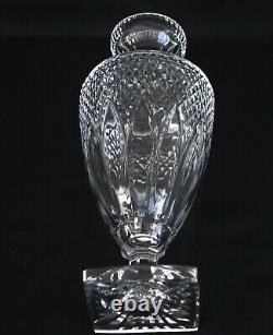 SAINT-LOUIS Vase en Cristal Taillé Pointes de Diamants ca 1930