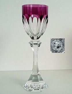 SAINT LOUIS Verre à Vin du Rhin Roemer Améthyste Modèle CHAMBORD Cristal 23cm