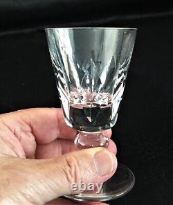 SAINT LOUIS modèle JERSEY 5 VERRES en CRISTAL TAILLE 5 SUPERBE
