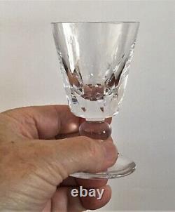 SAINT LOUIS modèle JERSEY 5 VERRES en CRISTAL TAILLE 5 SUPERBE