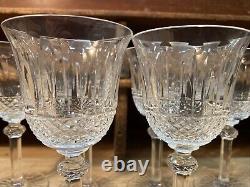 SERIE DE 6 VERRES À VIN BLANC 15cm EN CRISTAL SAINT LOUIS MODELE TOMMY