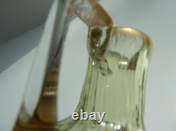 SERVICE DE NUIT en cristal teinté vert BACCARAT / DAUM / ST LOUIS /ST DENIS