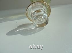 SERVICE DE NUIT en cristal teinté vert BACCARAT / DAUM / ST LOUIS /ST DENIS