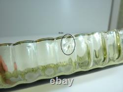 SERVICE DE NUIT en cristal teinté vert BACCARAT / DAUM / ST LOUIS /ST DENIS