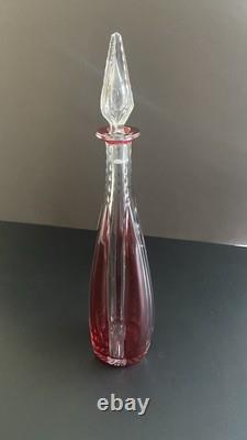 ST1 Cristal De Saint Louis, Service à Porto 6 Verres + Carafe État Impeccable