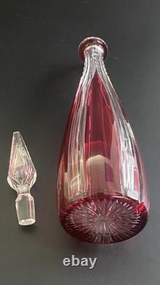 ST1 Cristal De Saint Louis, Service à Porto 6 Verres + Carafe État Impeccable