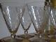 St Louis 6 Anciens Verres A Vin En Cristal Modele Astrid Art Deco Ht 9,8 Cm N°2