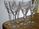 St Louis 6 Verres A Vin Rouge Cristal Modele Chantilly Ht 15,2 Cm Lot N°2