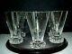 St Louis Diamants 6 Verres A Vin Cristal Art Deco 7,8 Cm