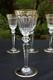 St Louis Excellence 4 Grands Verres à Eau En Cristal Taillé Doré H 25,1cm