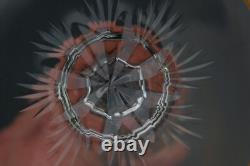 ST LOUIS Excellence 4 grands Verres à vin en cristal taillé doré H 22,4cm