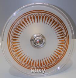 -SUPERBE COUPE CRISTAL SAINT LOUIS SUR PIED ARGENT Minerve Monogramme MT D