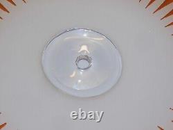 -SUPERBE COUPE CRISTAL SAINT LOUIS SUR PIED ARGENT Minerve Monogramme MT D