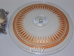 -SUPERBE COUPE CRISTAL SAINT LOUIS SUR PIED ARGENT Minerve Monogramme MT D