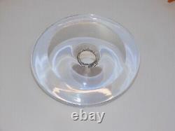 -SUPERBE COUPE CRISTAL SAINT LOUIS SUR PIED ARGENT Minerve Monogramme MT D