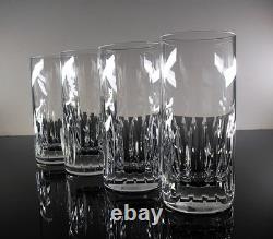 Saint Louis 4 Gobelets Orangeade Eau Cristal Taille Modele Serdagne 16 CM Signe
