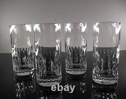 Saint Louis 4 Gobelets Orangeade Eau Cristal Taille Modele Serdagne 16 CM Signe