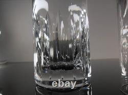 Saint Louis 4 Gobelets Orangeade Eau Cristal Taille Modele Serdagne 16 CM Signe