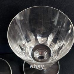 Saint Louis 5 Verres A Eau En Cristal Modele Jersey Paquebot France Haut14.5