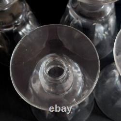 Saint Louis 5 Verres A Eau En Cristal Modele Jersey Paquebot France Haut14.5