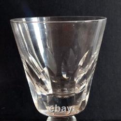 Saint Louis 5 Verres A Eau En Cristal Modele Jersey Paquebot France Haut14.5