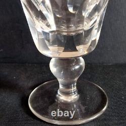 Saint Louis 5 Verres A Eau En Cristal Modele Jersey Paquebot France Haut14.5