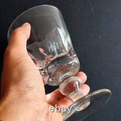 Saint Louis 5 Verres A Eau En Cristal Modele Jersey Paquebot France Haut14.5