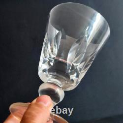 Saint Louis 5 Verres A Eau En Cristal Modele Jersey Paquebot France Haut14.5