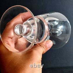 Saint Louis 5 Verres A Eau En Cristal Modele Jersey Paquebot France Haut14.5