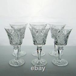 Saint-Louis. 6 verres à vin en cristal modèle Vologne