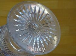 Saint Louis Ancien Verre A Eau Cristal Mouler Sablee Gothique 1840 Charles X
