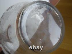 Saint Louis Ancienne Carafe A Vin Cristal Gravure Modele Metz Epoque 1920