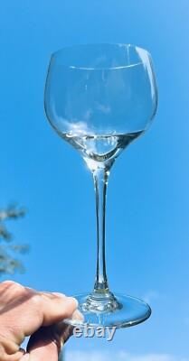 Saint Louis Aurore 4 Wine Water Glasses Wassergläser 4 Verres A Eau Cristal Uni