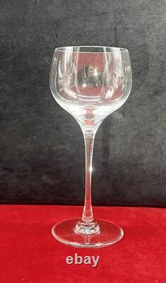 Saint Louis Aurore 4 Wine Water Glasses Wassergläser 4 Verres A Eau Cristal Uni