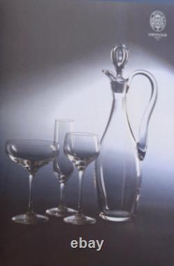 Saint Louis Aurore 4 Wine Water Glasses Wassergläser 4 Verres A Eau Cristal Uni