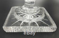 Saint Louis Baccarat Grand Vase Empire Médicis Cristal Taillé Pointe Diamant
