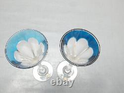 Saint Louis Bristol Ou Genova 6 Verres Liqueur Etiquette Cristal De Couleur Vase