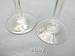 Saint Louis Bristol Ou Genova 6 Verres Liqueur Etiquette Cristal De Couleur Vase